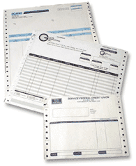 Computer Pinfed Forms