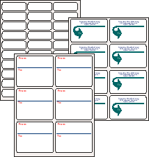 Laser Sheet Labels - Roll Labels - Continuous Pinfed