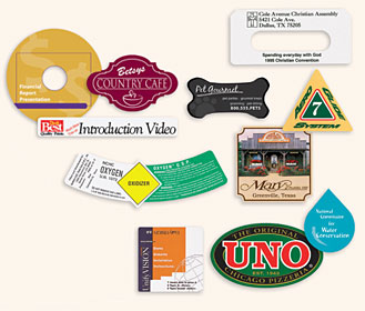 Special Die Cut Labels