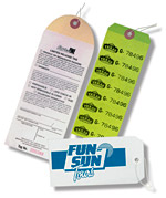 Tags - Special stocks, wire string attached